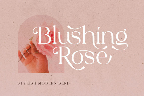 Blushing Rose: Elevate Your Designs with This Serif Font