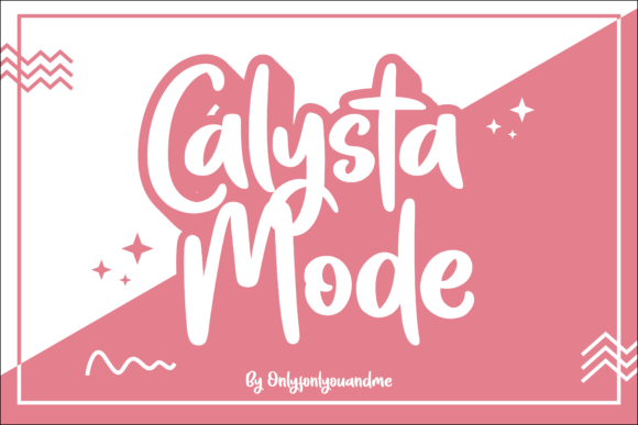 Calysta Mode: The Friendly Handwritten Font for Modern Projects