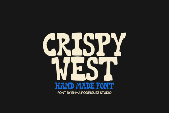 Crispy West: A Gritty Western Font for Bold Design