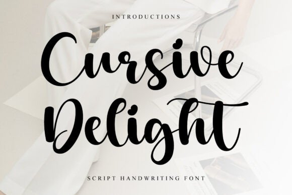 Cursive Delight: A Sweet and Joyful Handwritten Font