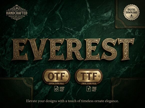 Everest: The Display Font Commanding Attention in Modern Design