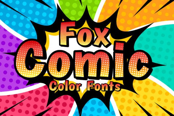 Fox Comic: The Color Font for Bold, Playful Designs