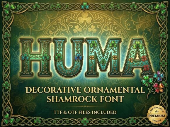 Huma: A Celtic-Inspired Font for Heritage & Luck