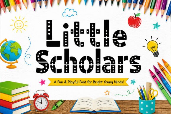 Little Scholars: A Playful Font for Creative Projects