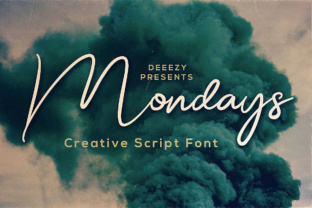 Mondays Script: A Clean and Fancy Script Font for Modern Design
