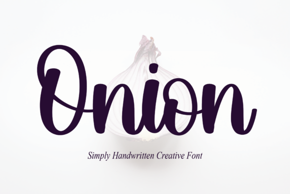 Onion: The Sweet Script Font That Adds Luxury Spark to Your Work