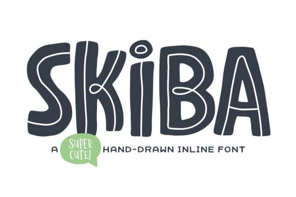 Skiba: A Bold Hand-Drawn Display Font for Modern Creatives