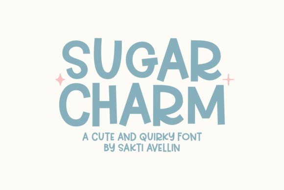 Sugar Charm: A Modern Retro Typeface with Quirky Geometry